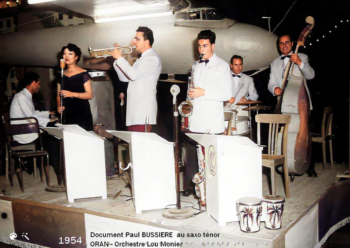 Oran - Orchestre Lou Monier - Doc. Paul Bussiere - 1954.jpg